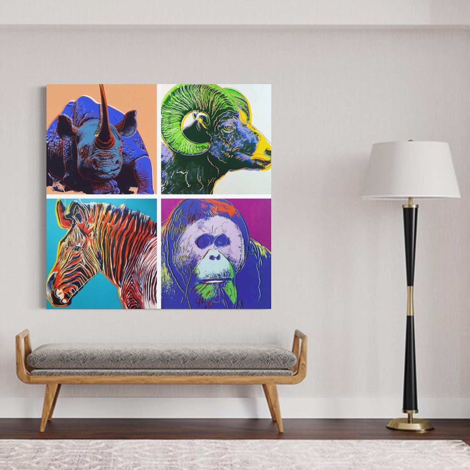 Amazon.co.jp: Andy Warholアンディ・ウォーホル画家の作品（動物たち